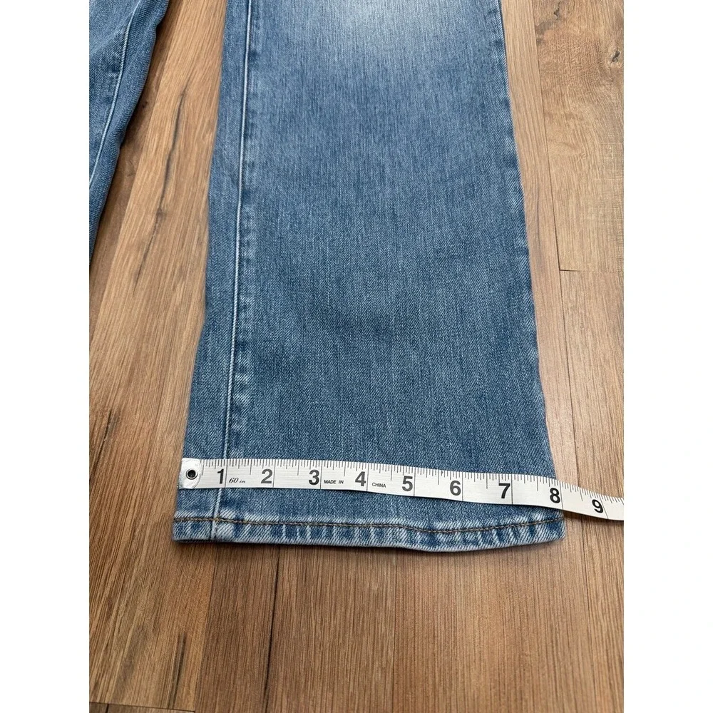 White House Black Market Jeans 6 Extra High Rise‎ Relaxed Straight Blue